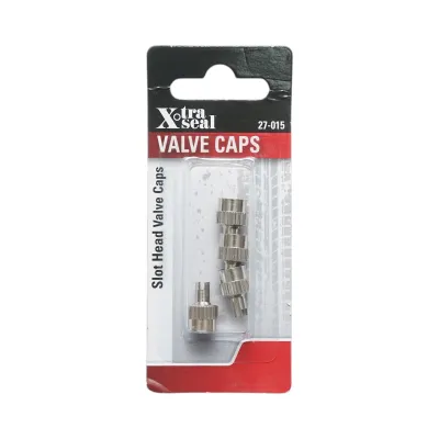 Set 4 capace valve auto metalice cu cap de surubelnita 27-015 X-TRA SEAL - imagine 6