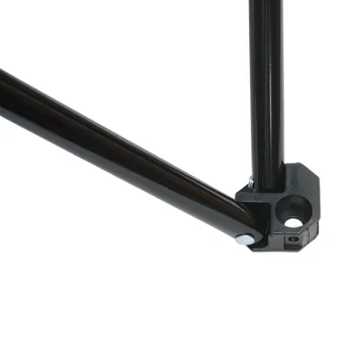 Scaun camping pliabil albastru cu suport pahar, husa transport, structura metalica 50x80x80cm - imagine 11