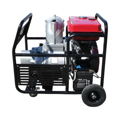 Motopompa pe benzina 22.4CP, 8 toli, motor Honda GX690, debit 300 m3/h, adancime aspiratie 4m, inaltime pompare 15m, pornire la cheie Breckner Germany - imagine 4