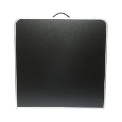Set masa pliabila camping cu 4 scaune din aluminiu, portabila tip valiza, reglabila pe inaltime 120x60cm Breckner Germany - imagine 9