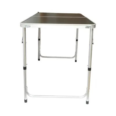 Set masa pliabila camping cu 4 scaune din aluminiu, portabila tip valiza, reglabila pe inaltime 120x60cm Breckner Germany - imagine 7