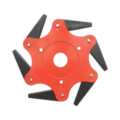 Disc motocoasa cu 6 cutite pliabile 255x25.4mm otel Breckner Germany - imagine 2