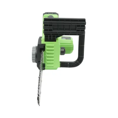 Drujba electrica profesionala cu 2 acumulatori 20V, 4Ah Li-ion, motor brushless, display digital LED, lama 12 inch (300mm) Breckner Germany - imagine 5