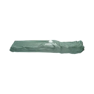 Scaun camping pliabil verde cu suport pahar, husa transport, structura metalica 50x80x80cm - imagine 11