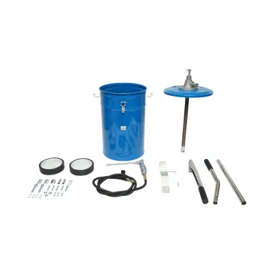 Pompa de gresare manuala 25kg cu roti si furtun 1.5m Breckner Germany - imagine 3