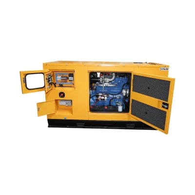Generator electric trifazat insonorizat 62.5KVA, 230/400V, motor diesel Ricardo 56kW ZH4105ZD cu ATS integrat Breckner Germany - imagine 4