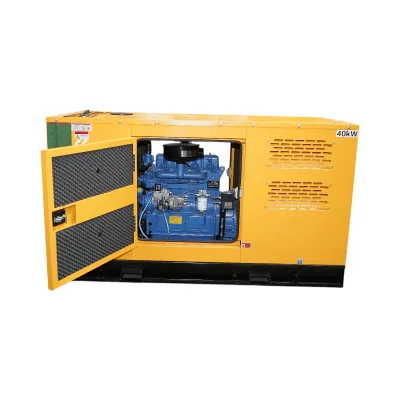Generator electric trifazat insonorizat 37.5KVA, 230/400V, motor diesel Ricardo 38kW ZH4105D Breckner Germany - imagine 4