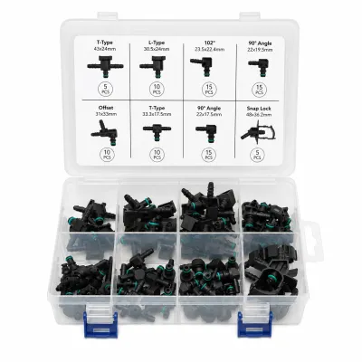 Trusa conectori conducta retur injectoare diesel common rail 85 piese Breckner Germany