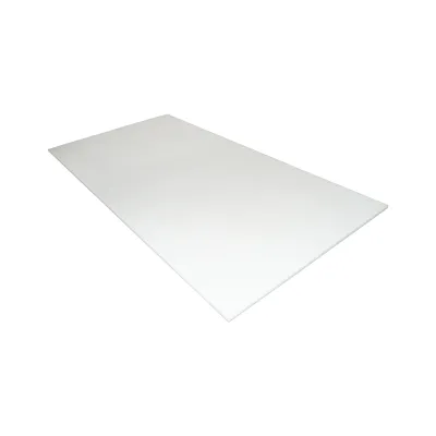 Placa poliamida, polioximetilena-poliacetal POM alba 1000x500x20mm 21.1 Kg