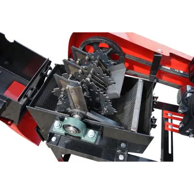 Tocator furaje pe benzina 7.5CP, 215cc, capacitate 1500 kg/h, pornire sfoara, 3 site incluse THOR - imagine 7