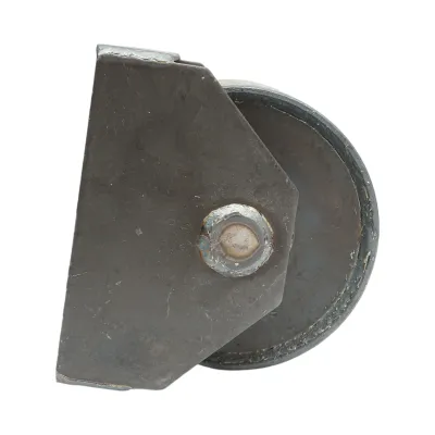 Rola rulare container basculabil 200x178mm, suport sudabil, otel brut - imagine 6