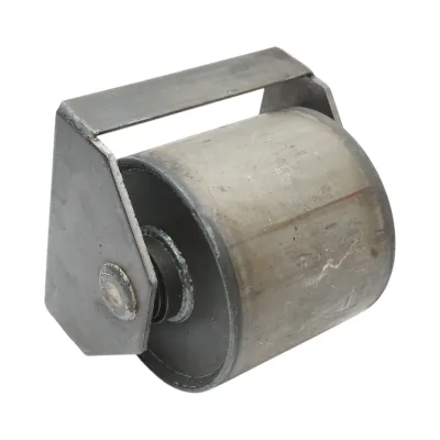 Rola rulare container basculabil 200x178mm, suport sudabil, otel brut - imagine 3