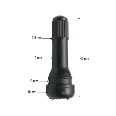 Valva roata tubeless premium EPDM TR438 45mm