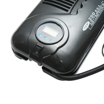 Compresor aer umflat roti digital 12V, 250PSI, oprire automata, cablu 2.8m, alimentare priza bricheta auto - imagine 6