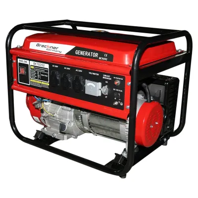 Generator electric 7.5kW/220V, motor pe benzina  17CP, pornire manuala Breckner Germany - imagine 3