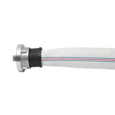 Furtun irigatii/pomp. din PVC 2 toll, lungime 20m cu racorduri aluminu, max 15bar, panzat Breckner Germany - imagine 2