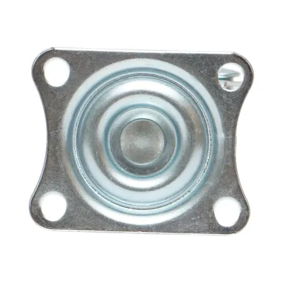 Roata pivotanta 40x17mm fara frana, polipropilena alba, placa otel 45x38mm 20kg - imagine 7