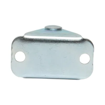 Roata fixa 30x14mm fara frana, polipropilena alba, placa otel 37x19mm 15kg - imagine 7