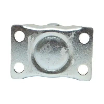 Roata fixa 73x25mm fara frana, polipropilena alba, placa otel 70x44mm 45kg - imagine 7