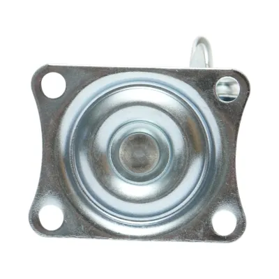 Roata pivotanta 50x22mm cu frana, polipropilena alba, placa otel 58x47mm 30kg - imagine 7
