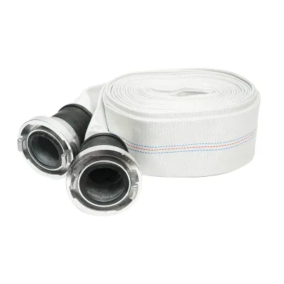 Furtun irigatii/pomp. din PVC 3 toll, lungime 20m cu racorduri aluminu, max 10bar, panzat Breckner Germany