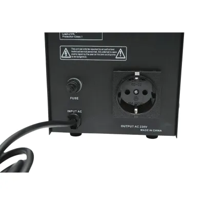 Stabilizator automat de tensiune 1000VA, 800W, 100-260V cu releu monofazat, 1 priza schuko 230V, afisaj LCD Breckner Germany - imagine 9