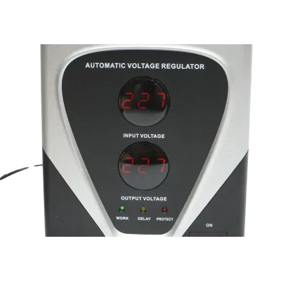 Stabilizator automat de tensiune 1000VA, 800W, 100-260V cu releu monofazat, 1 priza schuko 230V, afisaj LCD Breckner Germany - imagine 7