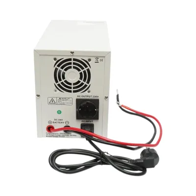 UPS cu invertor centrala termica 1500W/2000VA, unda sinusoidala pura 24V/230V, 1 priza schuko, afisaj LCD, AVR Breckner Germany - imagine 5