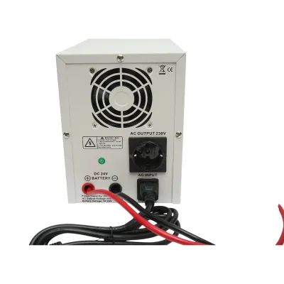 UPS cu invertor centrala termica 1500W/2000VA, unda sinusoidala pura 24V/230V, 1 priza schuko, afisaj LCD, AVR Breckner Germany - imagine 7