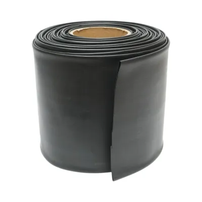 Tub termocontractabil 150mm negru 25m/rola