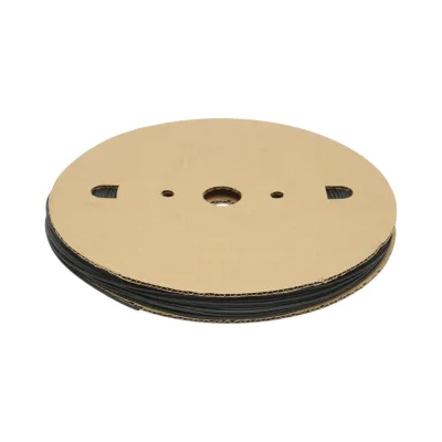 Tub termocontractabil 1mm negru 200m/rola