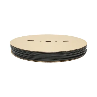 Tub termocontractabil 4mm negru 200m/rola - imagine 2