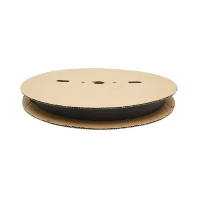 Tub termocontractabil 22mm negru 100m/rola - imagine 2