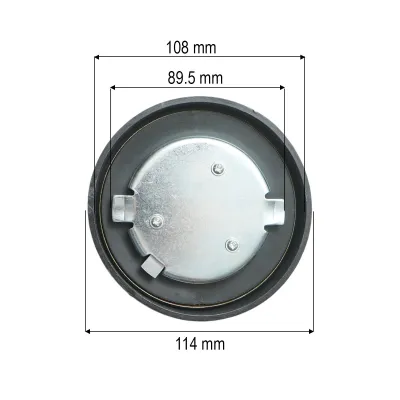 Buson rezervor combustibil cu chei Mercedes-Benz, Iveco, Scania, DAF, MAN 89.5mm cod OEM 0004718430 - imagine 3