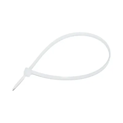 Faseta colier plastic alb 4.8x250mm 100 buc/set Longroad - imagine 3