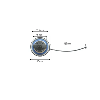 Buson rezervor combustibil BMW seria 1, 2, 3 Ø46mm cod OEM 16117222391 - imagine 3