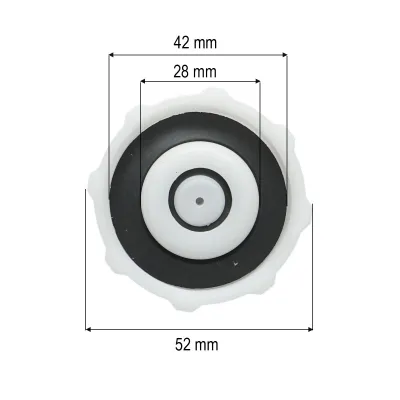 Buson vas expansiune Dacia Logan, Dokker, Duster, Sandero, Renault 28mm cod OEM 7700805031 - imagine 3
