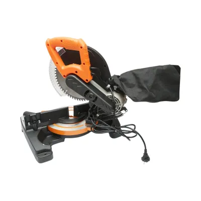 Fierastrau circular stationar profesional 1800W, 220V, disc 255mm 60T, taiere inclinata 45°, 5500 r/min, sac colectare Breckner Germany - imagine 5