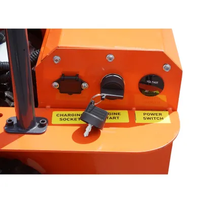 Tocatoare resturi vegetale pe senile cu telecomanda, motor diesel 12.5CP, 499cc, latime de taiere 1000mm THOR - imagine 17
