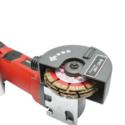 Masina de frezat caneluri pereti zidarie 2400W, 220V, 5 discuri 129mm, pompa apa automata, turatie 6500 r/min Breckner Germany - imagine 9
