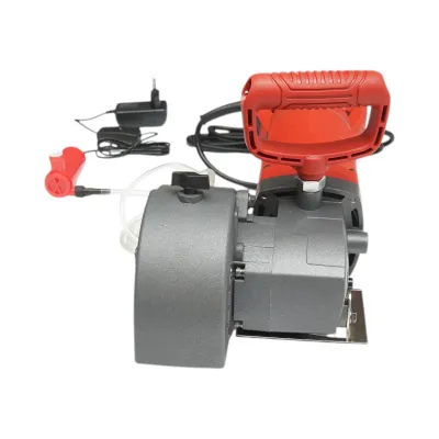 Masina de frezat caneluri pereti zidarie 2400W, 220V, 5 discuri 129mm, pompa apa automata, turatie 6500 r/min Breckner Germany - imagine 7