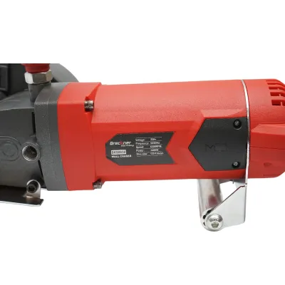 Masina de frezat caneluri pereti zidarie 2400W, 220V, 5 discuri 129mm, pompa apa automata, turatie 6500 r/min Breckner Germany - imagine 10