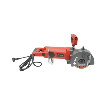 Masina de frezat caneluri pereti zidarie 2400W, 220V, 5 discuri 129mm, pompa apa automata, turatie 6500 r/min Breckner Germany - imagine 2