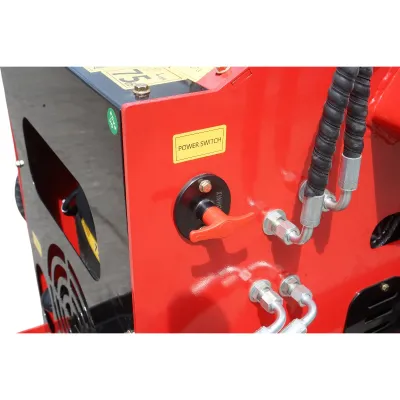 Mini incarcator frontal pe roti, motor benzina 23CP, 739cc, capacitate ridicare 350kg, volum cupa 0.15m3 THOR - imagine 12