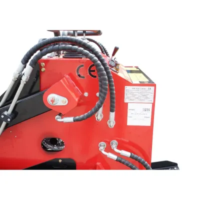 Mini incarcator frontal pe roti, motor benzina 23CP, 739cc, capacitate ridicare 350kg, volum cupa 0.15m3 THOR - imagine 11