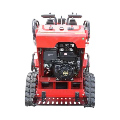 Mini incarcator frontal pe senile, motor benzina 15CP, 420cc, capacitate ridicare 300kg, volum cupa 0.15m3 THOR - imagine 4