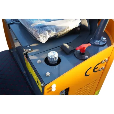 Mini excavator 1T pe senile cu semicabina, motor diesel 11CP, adancime sapare 1750mm, capacitate ridicare 350kg, 3 cupe incluse 170/360/780mm THOR - imagine 10