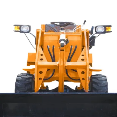 Mini incarcator frontal articulat 900kg 4x4, motor diesel 35CP, capacitate ridicare 500kg, latime cupa 1000mm THOR - imagine 11