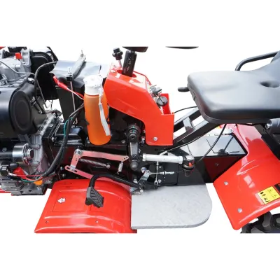  Minitractor agricol articulat 4x4 diesel 17CP, 531cc, 3+1 viteze, 2 cutii de viteze, pornire electrica/manuala, latime lucru 1050mm cu freza, rarita, roti metalice, picior sprijin THOR - imagine 14
