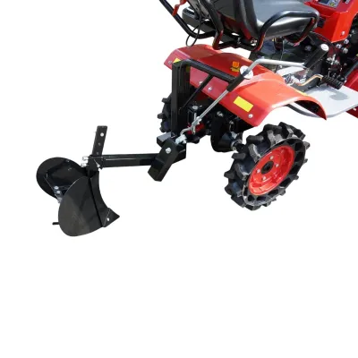  Minitractor agricol articulat 4x4 diesel 17CP, 531cc, 3+1 viteze, 2 cutii de viteze, pornire electrica/manuala, latime lucru 1050mm cu freza, rarita, roti metalice, picior sprijin THOR - imagine 9